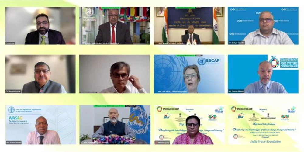 Amit Ghosh Addresses high-level policy dialogue on ‘Deciphering the Interlinkage of Climate Change, Hunger and Poverty’ Amit Ghosh Addresses high-level policy dialogue on ‘Deciphering the Interlinkage of Climate Change, Hunger and Poverty’